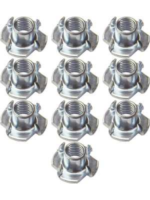 M6 Çakma Ağaç Somunu (10 Adet)