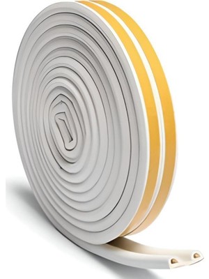 Kapı Bantı ve Pencere Fitili Bandı Yapışkanlı Beyaz 10MT