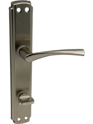 Miray Bravo Alm Nikel Saten Aynalı Kapı Kolu Wc Kapı Kolu 2 Yıl Nikel Tr