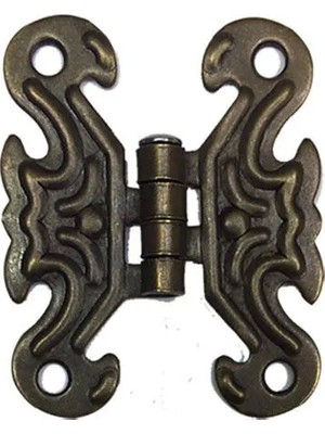 Dekoratif Sac Kelebek Menteşe - Küçük, Antik, 100 Adet - Lisinya