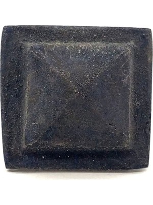 Antika Tarz Dekoratif Pirinç Flanşlı Piramit Kabara - 29 Mm, Oksit - Lisinya