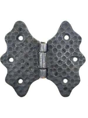 Antika Tarz Dekoratif Pirinç Kelebek Menteşe - 92 Mm, Oksit - Lisinya