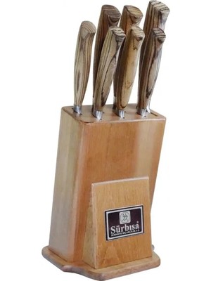 61508 - Sürmene Şef Bıçakları Seti - 7 Li Set - Lisinya