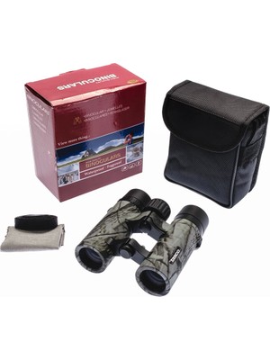 8X25 Profesyonel El Dürbünü – Su Geçirmez – 1000M/56M – Kamuflaj - Lisinya