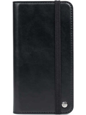 iPhone 8 Plus Kılıf Ecrz Multi Cüzdan Kılıf-Siyah