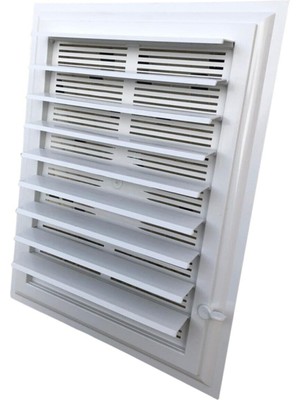 35X55 Plastik Menfez Banyo / Wc Havalandırma Menfezi Panjur Beyaz