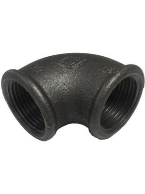 Siyah 3/4 Dirsek - Siyah 3/4 Kapalı Dirsek Tesisat Malzemeleri