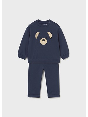 Mayoral Erkek Bebek Lacivert Sweat Pantolon Takım 2597