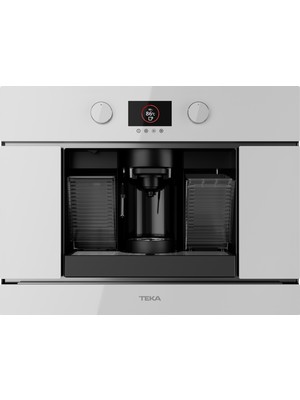 Teka - Clc 8350 Mc Wh - Kapsüllü Ankastre Kahve Makinesi - Beyaz Cam - 111630015