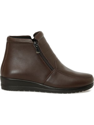 Polaris 5 Nokta 103510.Z5PR Kahverengi Kadın Dolgu Topuk Bot