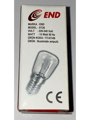 Buzdolabı / Tuz Lambası / Fırın / Dikiş Makinesi Ampulü / 15W 1'li Sarı Işık E14 Halogen Ampul 15 Wa
