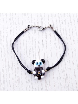 Resveq Panda Cam Bileklik-Renkli