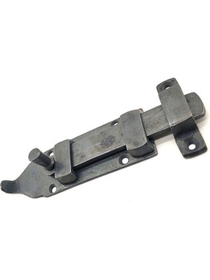 Antika Tarz Dekoratif Pirinç Yassı Kapı Sürgüsü - 35X145 Mm, Oksit - Lisinya