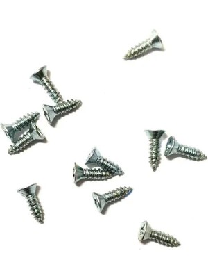 Klips, Menteşe, Ayak, Ağaç, Sunta Vidası 2,2x7,5mm - Nikel 100 Adet - Lisinya