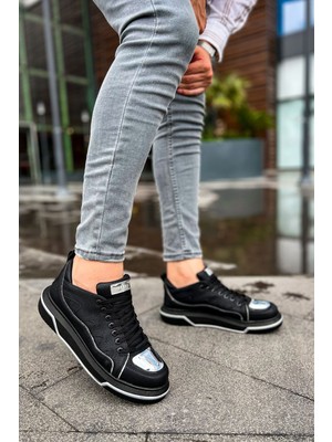 ZRC183 Jet Setter Mirror Erkek Sneaker Siyah Gümüş