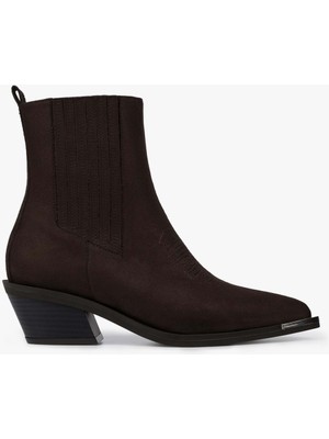 Kadın Stormi Kahve Süet Kovboy Bot