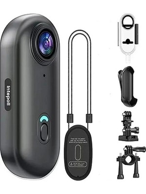 Mini 4K Wıfı Aksiyon Kamerası Vücut Kamerası Giyilebilir Video Kaydedici Hafıza Kartı Dahil - Lisinya
