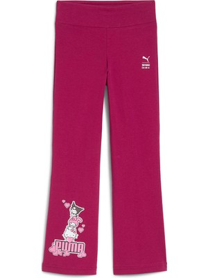 Puma Hello Kitty&Friends Flared Çocuk Mor Tayt