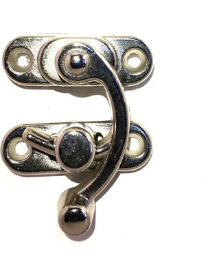 Yay Gözü, Ahşap Kutu Klipsi - Küçük 28X33 Mm, Nikel, 100 Adet - Lisinya