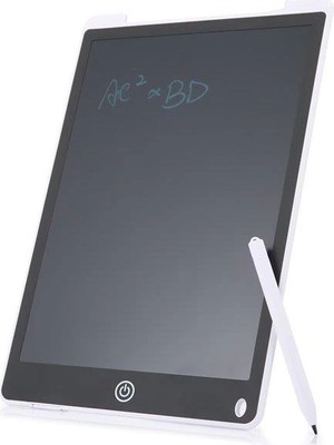 T12 Beyaz Writing Tablet LCD 12 Inç Dijital Kalemli Çizim Yazı Tahtası - Lisinya