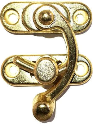 Yay Gözü, Ahşap Kutu Klipsi - Büyük 37X45 Mm, Sarı, 100 Adet - Lisinya