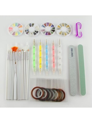 Resveq Ocean Tırnak Desen Seti-Renkli