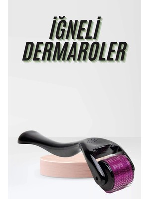Saç Çıkarma Tarağı Dermaroller 540 Iğneli Roller 1 mm Iğne Cilt Yüz Yenileme Bakım Seti