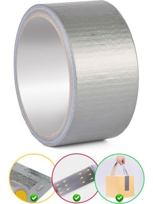 Bondit Güçlü Takviye Tamir Bandı Duct Tape Gri 48X10 Metre Tamir Bandı