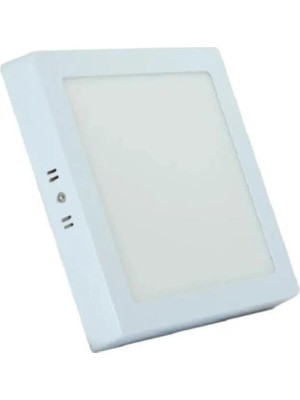 Sıva Üstü 18 W Kare Beyaz Kasa Panel Armatür Beyaz Işık