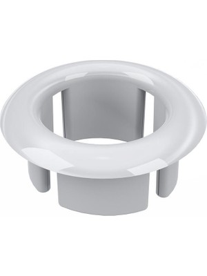 Yapıtaşı YT114B Beyaz Üniversal Lavabo Taşma Delik Yüzüğü Lavabo Yüzüğü Beyaz Tr