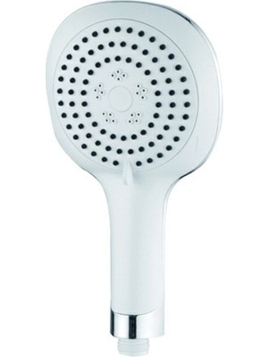 Duş Başlığı 3 Fonksiyonlu Banyo Duş Başlığı Yuvarlak Duş Başlığı Plastik