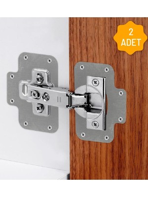 Menteşe Tamir Seti Pratik Tamir Sacı Dolap Tamir Kiti Paslanmaz Dolap Kapak Tamir Sacı 2 Adet Mobily