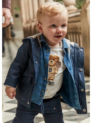 Mayoral Erkek Bebek Mavi Rüzgarlık 2429