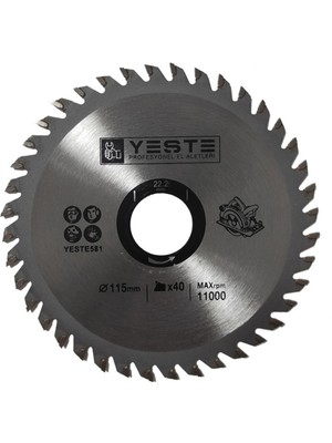 Ahşap ve Sunta Kesici Testere 115 mm 581