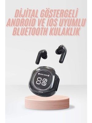 Resveq Yeni Nesil Bluetooth Kulaklık Dijital Göstergeli Gaming Dokunmatik 5.3 Kablosuz