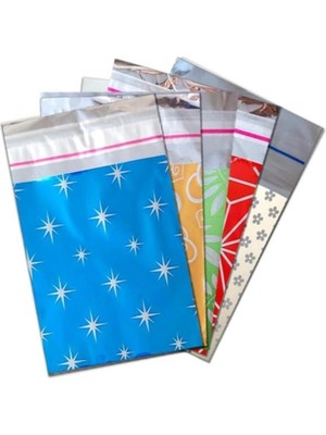 Metalize Bantlı Poşet 7x9 cm 100'LÜ (1 Paket 100 Adet) 100'LÜ Poşet