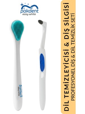 Diş Temizleme Silgi & Soft Dil Temizleyici | Ağız Bakım Seti |