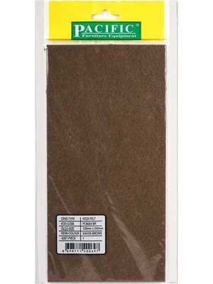 120X240 Kare Yapışkanlı Keçe Keçeler Kahverengi