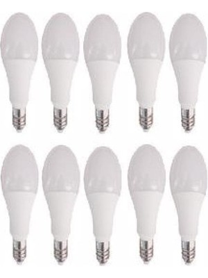 10 Adet 9W LED Ampül Beyaz Işık Beyaz Işık E27 LED Ampul 9 Watt Var