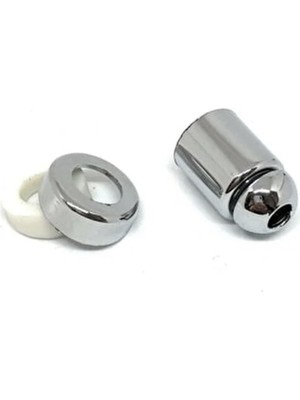 Taharet Çubuğu Krom Ucu 2 Adet Klozet Ucu Taharet Borusu Ucu 2 Adet Tesisat Malzemeleri