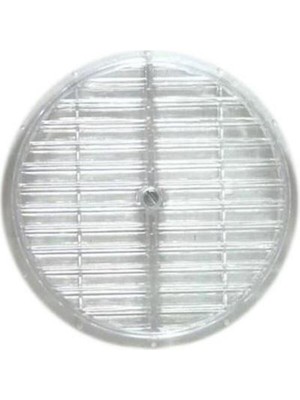 Nsp Cam Tipi Yuvarlak Ventilasyon Standart Gri