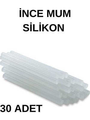 30ADET Sıcak Silikon/ince Silikon/mum Silikon