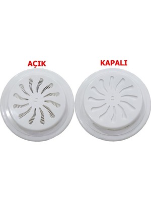 Ayarlanabilir Doğalgaz Cam Menfezi Kapaklı Menfez Aç/kapa