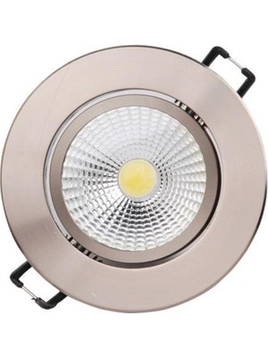 Horoz Lılya 5W Cob LED Armatür (Krom Kasa) (Günışığı)