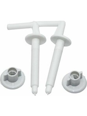 Plastik Klozet Kapak Vidası, Alttan Sıkmalı, Klozet Kapağı Menteşesi Klozet Kapağı Vida Seti Klozet