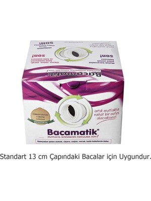 Aspiratör Davlumbaz Koku Önleyici Çekvalf-Bacamatik