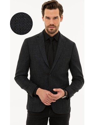 Pierre Cardin Erkek Açık Lacivert Ex. Slim Fit Ceket 50228521-VR059