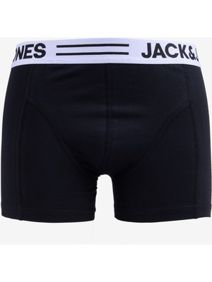 Jack & Jones Siyah Erkek Boxer Jacfrode Trunk Exc