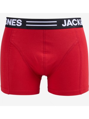 Jack & Jones Koyu Kırmızı Erkek Boxer Jacfrode Trunk Exc