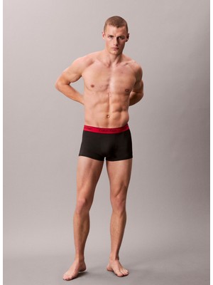 Calvin Klein Siyah Erkek Boxer S Beden Desenli Paça Tipi Rahat Kullanım LV00NB44090AZ